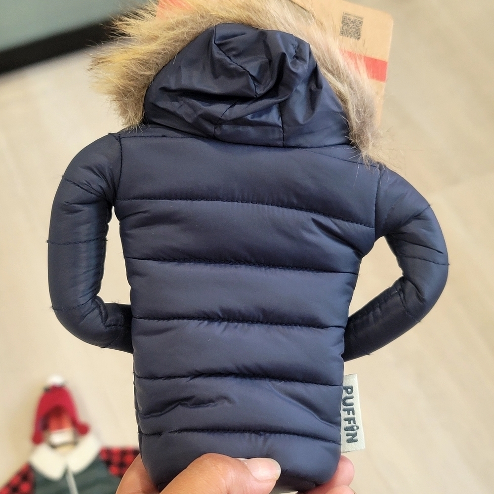 PUFFIN X EDDIE BAUER + KOHL'S Can Cooler Puffer Park , wine bottle X mas cover - Picture 13 of 16